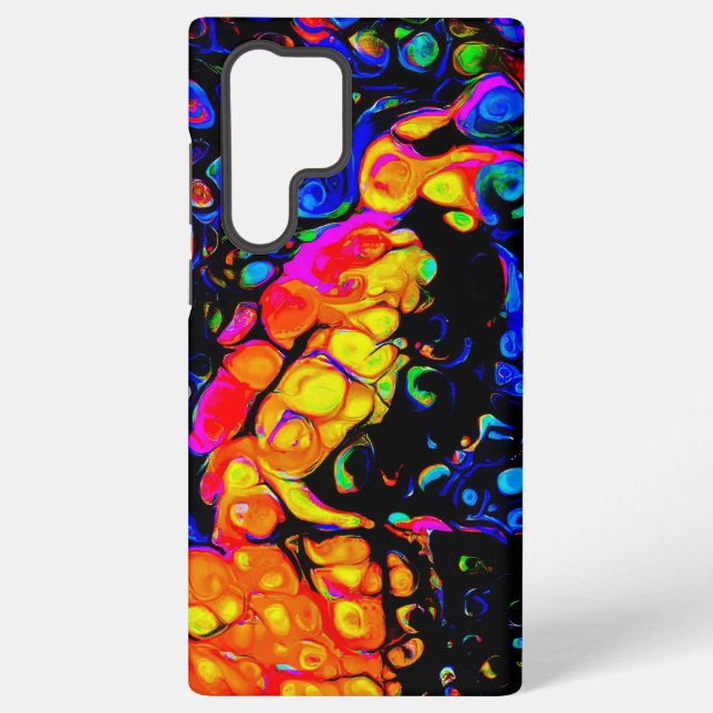 Funda Para Samsung Galaxy The Lonely Bird 4: Liquid Art Style (Reverso )