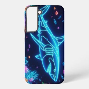 Funda Para Samsung Galaxy S22+ Tiburón colorido costero/playa