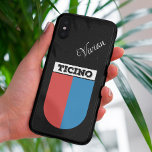 Funda Para Samsung Galaxy S22 Ticino, Escudo de armas de Suiza | Purpurina negro<br><div class="desc">Ticino, Escudo de armas de Suiza sobre fondo de purpurina negro fino | Nombre escrito a mano Samsung Galaxy S22 Funda. Celebra tu amor por Ticino, Suiza con este hermoso estuche de teléfono con temática de escudo de armas. Este funda, hecho con materiales de alta calidad, presenta el escudo de...</div>