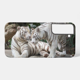 Funda Para Samsung Galaxy S22+ Tigres Blancos Funda Samsung Galaxy