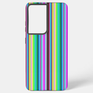 Funda Para Samsung Galaxy S21 Ultra Tiras arco iris - Patrón