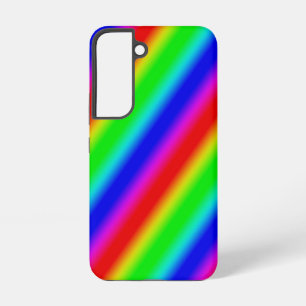 Funda Para Samsung Galaxy S22 Tiras arco iris - Patrón