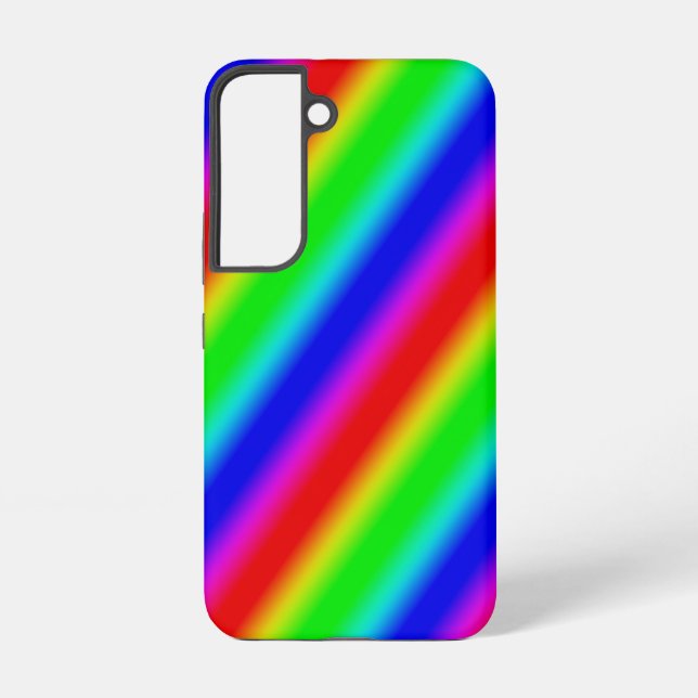 Funda Para Samsung Galaxy Tiras arco iris - Patrón (Reverso )