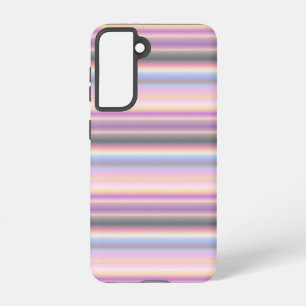 Funda Para Samsung Galaxy S21 Tiras de arcoiris Pastel - Patrón
