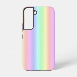Funda Para Samsung Galaxy S22 Tiras de arcoiris Pastel - patrón