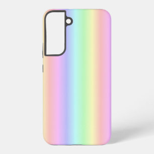Funda Para Samsung Galaxy S22+ Tiras de arcoiris Pastel - patrón