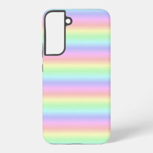 Funda Para Samsung Galaxy S22+ Tiras de arcoiris Pastel - patrón