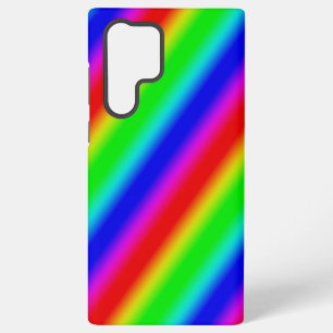 Funda Para Samsung Galaxy S22 Ultra Tiras de Arcoíris - Patrón