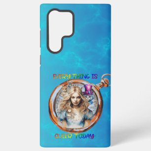 Funda Para Samsung Galaxy S22 Ultra Todo es extraño hoy - Alicia en el país de las mar