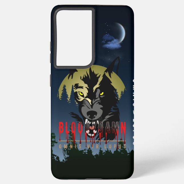 Funda Para Samsung Galaxy Todo hombre es Lobo (Reverso )