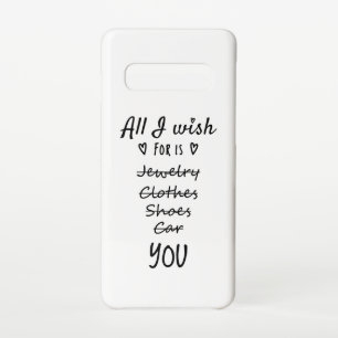 Funda Para Samsung Galaxy S10 Todo lo que deseo es que seas tú