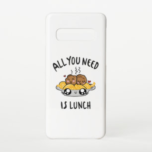 Funda Para Samsung Galaxy S10 Todo lo que necesitas es comer.