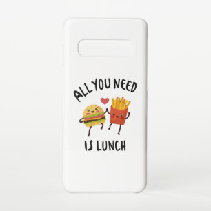 Funda Para Samsung Galaxy S10 Todo lo que necesitas es comer.