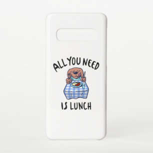 Funda Para Samsung Galaxy S10 Todo lo que necesitas es comer.