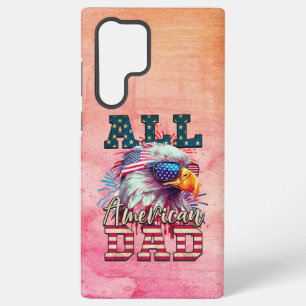 Funda Para Samsung Galaxy S22 Ultra Todo Papá Americano Águila Calva Bandera de EE. UU