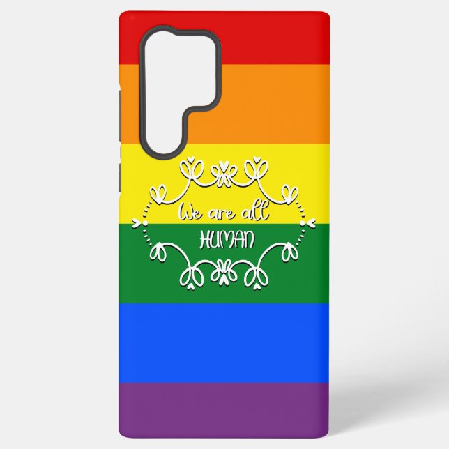 Funda Para Samsung Galaxy Todos somos el mes del orgullo LGBTQ humano (Reverso )