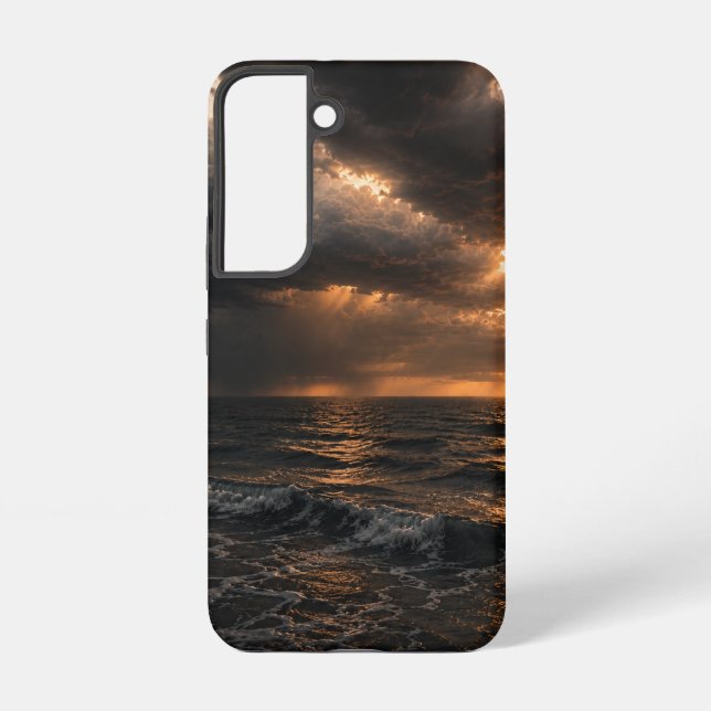 Funda Para Samsung Galaxy Tormenta - Aguas Profundas (Reverso )