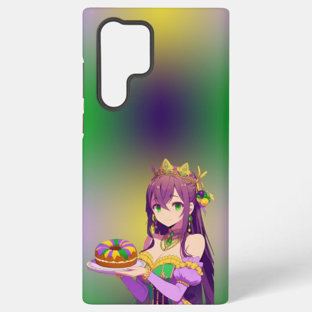 Funda Para Samsung Galaxy Torta del Rey Anime Mardi Gras (Reverso )