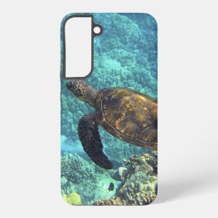 Funda Para Samsung Galaxy S22+ tortuga en el mar