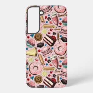 Funda Para Samsung Galaxy S22+ Trajes dulces en rosa