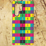 Funda Para Samsung Galaxy S22 Ultra Treble Clef Pattern Colorous Bright<br><div class="desc">¿Te gustan los estuches de teléfono con temas musicales? ¿Te gustan los arrecifes de trébol? Este estuche de teléfono tiene un patrón brillante de colores tribles hechos en amarillo,  verde,  rosa,  negro,  azul y morado.</div>