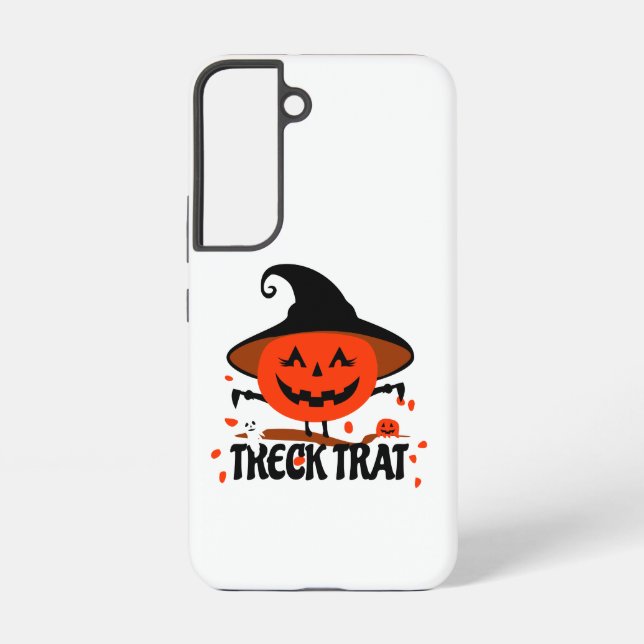 Funda Para Samsung Galaxy Treck Trat Pumpkin Sonriente (Reverso )