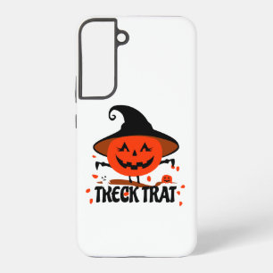 Funda Para Samsung Galaxy S22+ Treck Trat Pumpkin Sonriente