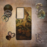 Funda Para Samsung Galaxy S21 Ultra Tren de Steampunk<br><div class="desc">Tren Steampunk Samsung Galaxy S21 Ultra Funda</div>