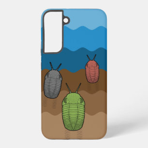 Funda Para Samsung Galaxy S22+ Tres viajes trilobitas - Paleontología