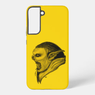 Funda Para Samsung Galaxy S22+ Troll in Black and Yellow Design