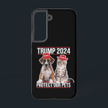 Funda Para Samsung Galaxy S22 Trump 2024 Proteja a nuestros Mascotas Gatos Perro<br><div class="desc">Trump 2024 Proteja a nuestros Mascotas Gatos Perros MAGA</div>