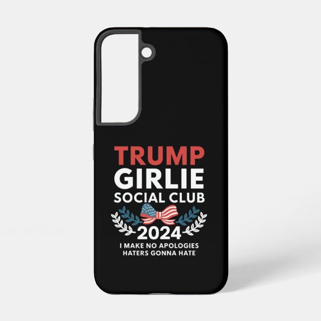 Funda Para Samsung Galaxy Trump Girlie Coquette Social Club doblega las elec (Reverso )