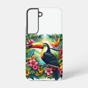 Funda Para Samsung Galaxy S22 Tucán de selva tropical 