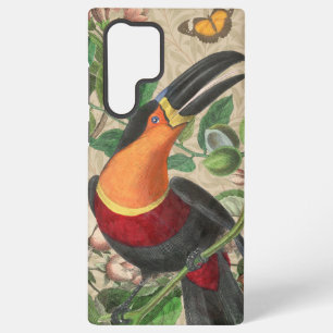 Funda Para Samsung Galaxy S22 Ultra Tucán Selva Tropical Ave Hermoso Antique