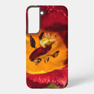 Funda Para Samsung Galaxy S22+ Tulip rojo