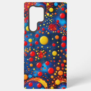 Funda Para Samsung Galaxy S22 Ultra Túnel Trippy de Orbes Flotantes Coloridos Óptico I