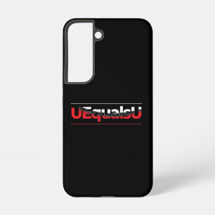 Funda Para Samsung Galaxy S22 UEqualsU Arte de tipografía indetectable de VIH