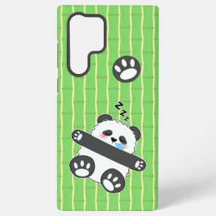 Funda Para Samsung Galaxy S22 Ultra Un adorable bebé panda durmiendo pacíficamente