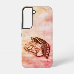Funda Para Samsung Galaxy S22 Un ángel dormido en las nubes del cielo