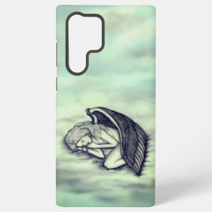 Funda Para Samsung Galaxy S22 Ultra Un ángel dormido en las nubes del cielo
