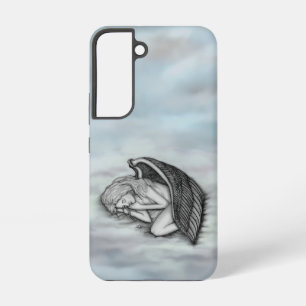 Funda Para Samsung Galaxy S22 Un ángel dormido sobre las nubes del cielo