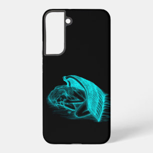 Funda Para Samsung Galaxy S22+ Un ángel durmiente con diseño verde y negro
