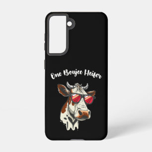 Funda Para Samsung Galaxy S21 Un Boujee Heifer Funny Cow Vintage Retro