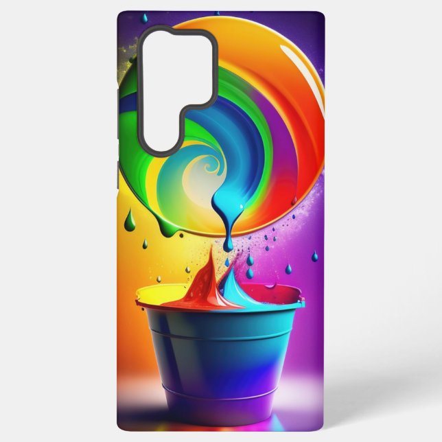 Funda Para Samsung Galaxy Un Cubo de Color (Reverso )
