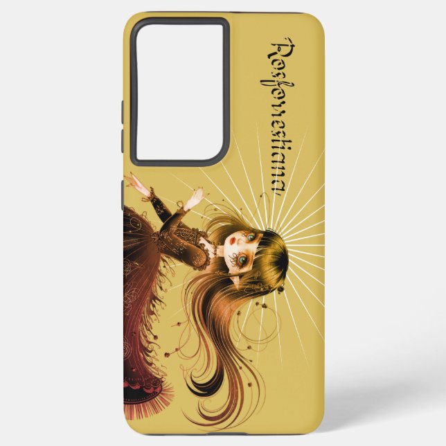 Funda Para Samsung Galaxy Un lindo estuche de teléfono gótico para chicas (Reverso )