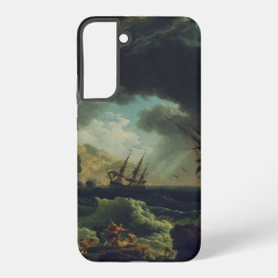Funda Para Samsung Galaxy S22+ Un naufragio en mares tormentosos de Claude-Joseph