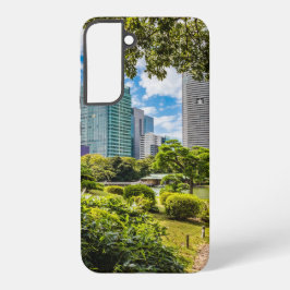 Funda Para Samsung Galaxy S22+ Un paseo por los jardines de Hama Rikyu, Tokio