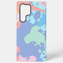 Funda Para Samsung Galaxy S22 Ultra Un patrón desordenado de manchas de pintura