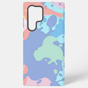 Funda Para Samsung Galaxy S22 Ultra Un patrón desordenado de manchas de pintura