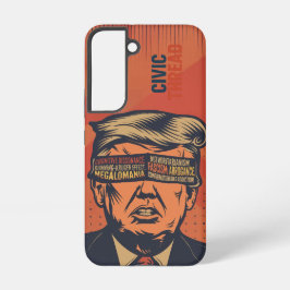 Funda Para Samsung Galaxy S22 Un presidente con los ojos vendados por problemas 